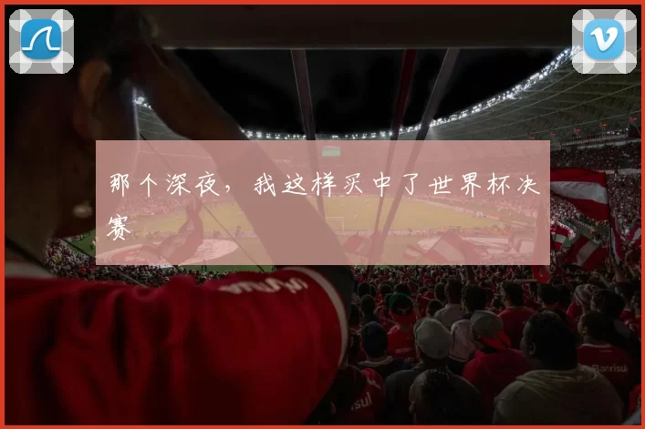 那个深夜,我这样买中了世界杯决赛