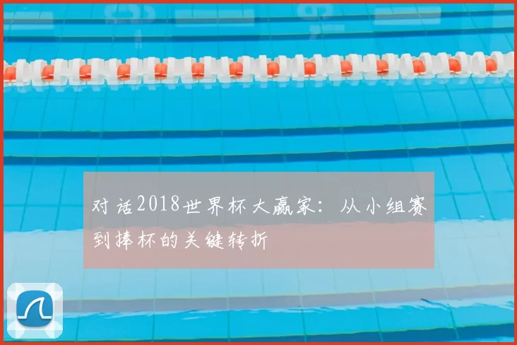 对话2018世界杯大赢家:从小组赛到捧杯的关键转折